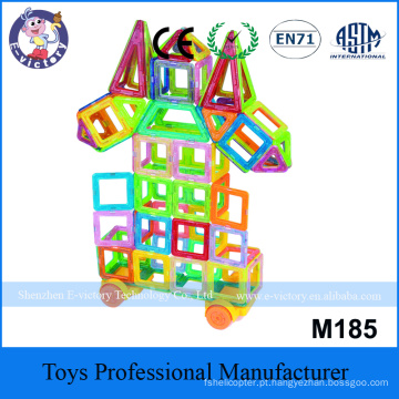 Educational Plastic Toy Construction Building Blocks Magnetic Toy